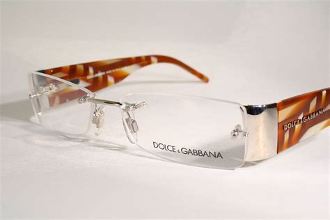 brillenrahmen dolce gabbana|dolce and gabbana rimless glasses.